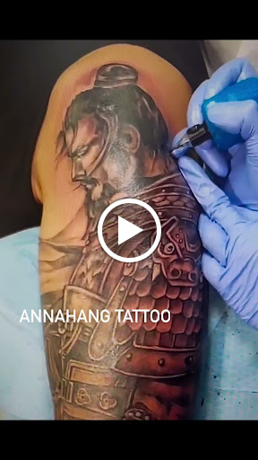 Explore deadpool tattoo ideas, creative tattoo ideas in Garden Grove, available at Anna Hang Tattoo