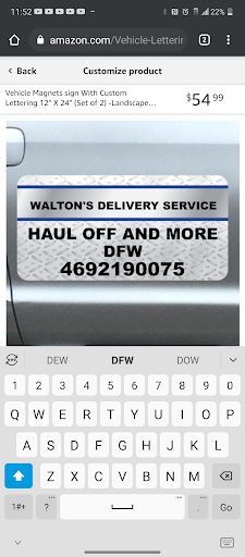 WALTON'S DELIVERY SERVICE