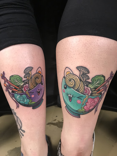 Explore upper arm men tattoo ideas, creative tattoo ideas in Raleigh, available at Triple Moon Tattoo