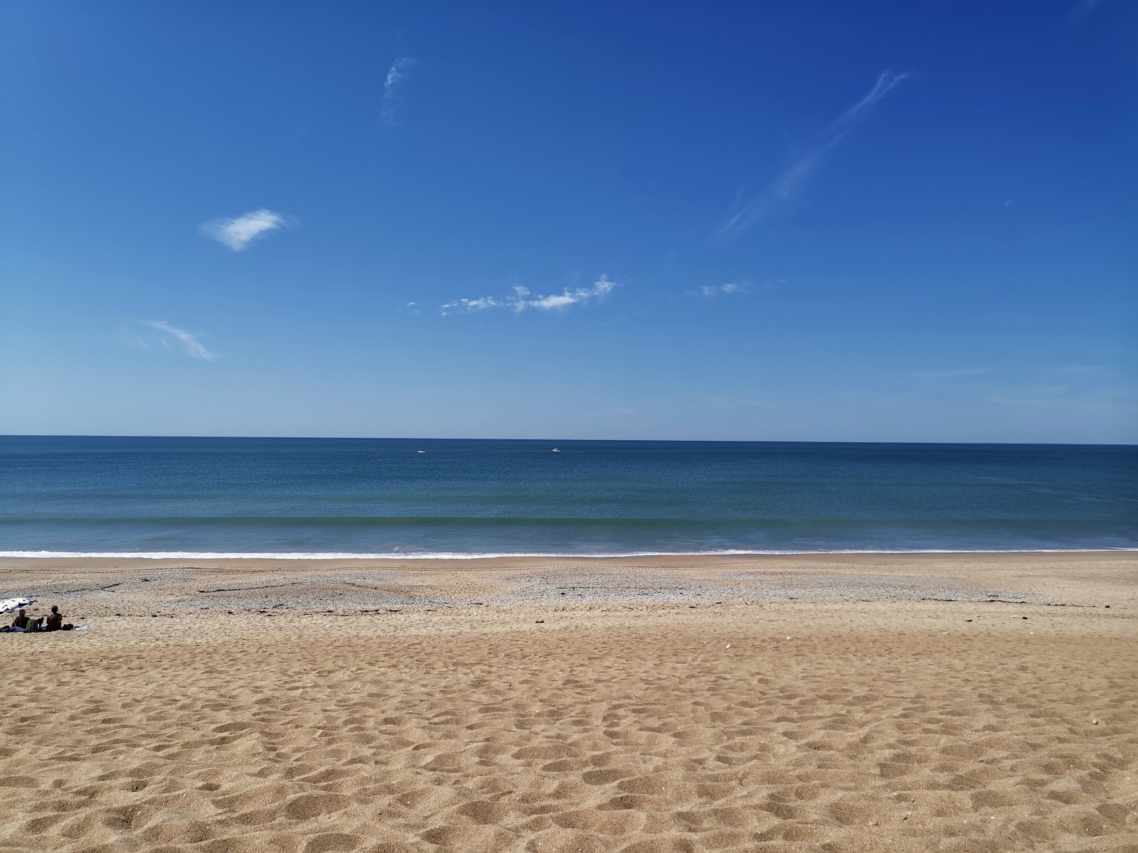 Fotografija Du petit pont beach z svetel pesek površino