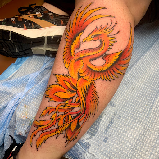 Explore hand poke tattoo ideas, creative tattoo ideas in Orwigsburg, available at Small World Tattoo