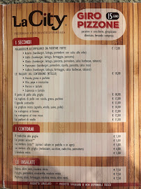 Pizzeria La City pizzeria città della domenica à Perugia (la carte)