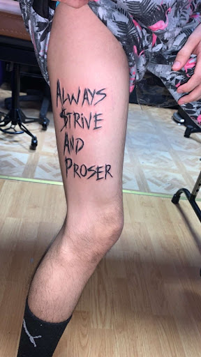 Explore heartagram tattoo ideas, creative tattoo ideas in Manchester, available at Black Lotus Tattoo