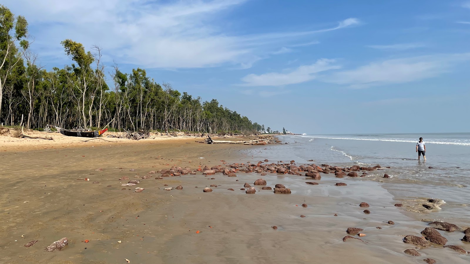 Φωτογραφία του Tajpur Beach με φωτεινή άμμος επιφάνεια