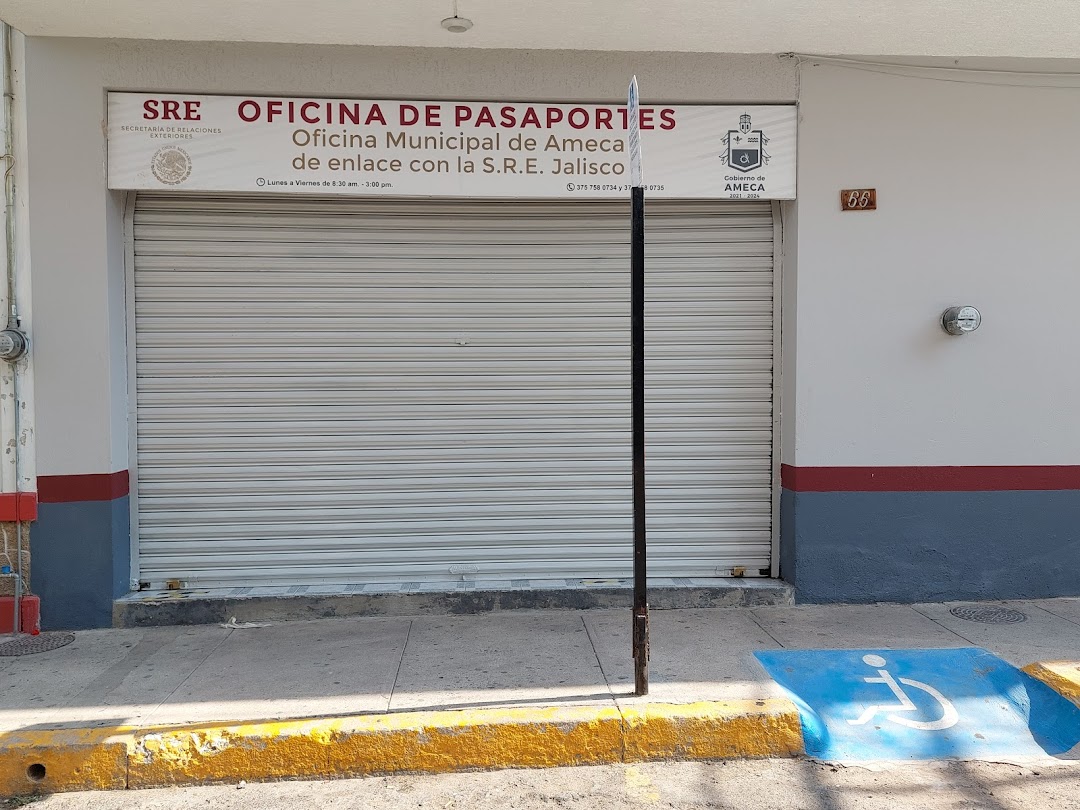 Oficina de Pasaportes, Oficina Municipal de Enlace Con La S.R.E. Ameca Jalisco