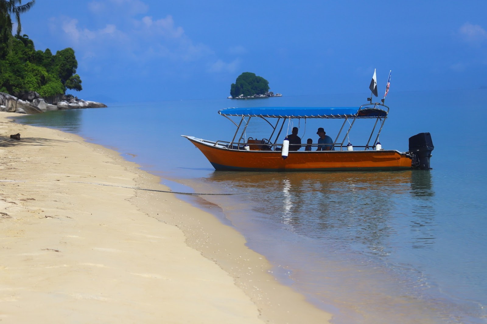 Fotografie cu South bay Tioman și așezarea