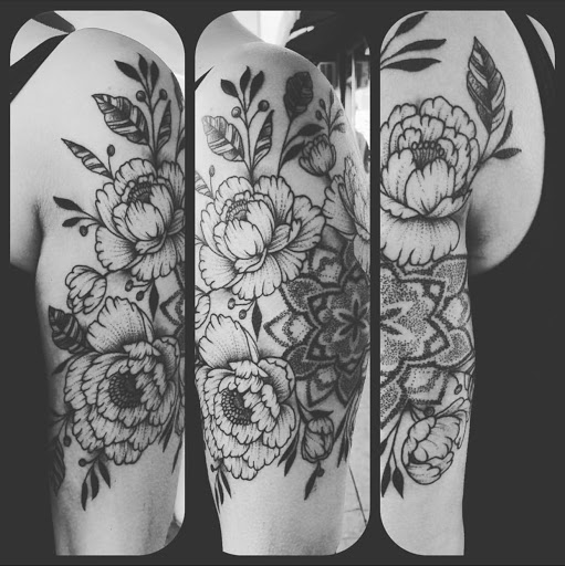 Explore dog and cat tattoo ideas, creative tattoo ideas in San Angelo, available at Good Vibes Only Tattoo Studio