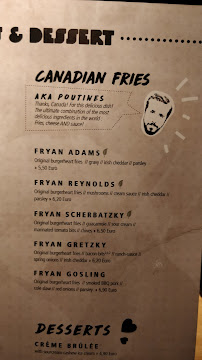 Restaurant de hamburgers Burgerheart Nürnberg à Nuremberg (le menu)