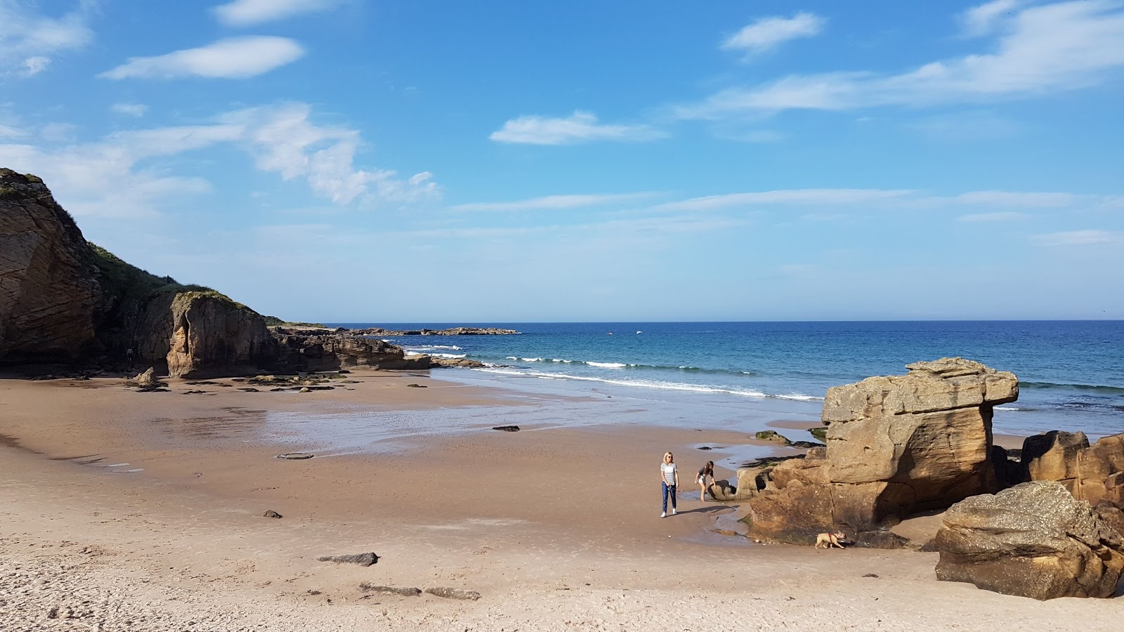 Zdjęcie Cove Bay Beach z powierzchnią beżowy piasek i kamyki