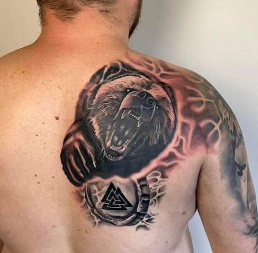 Explore cross tattoo ideas male, creative tattoo ideas in Abington, available at Tattoo Galaxy (Abington) Piercing and Custom Tattoos