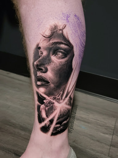 Explore punk rock tattoo ideas, creative tattoo ideas in Jamison, available at Green Door Tattoo