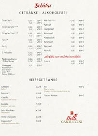 Menu du El Ambiente à Iserlohn