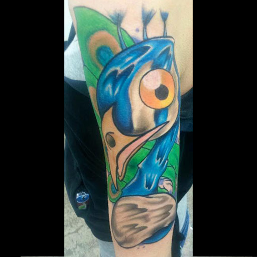 Explore mens chest tattoos ideas, creative tattoo ideas in Broken Arrow, available at Geek Ink Tattoo and Piercings