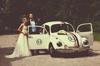 Hochzeitsauto VW Käfer Herbie - Einmaliger Oldtimer mieten für Ihre Hochzeit
