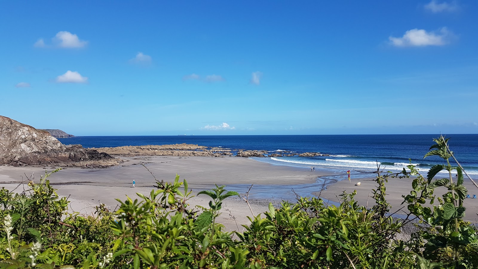 Foto af Kennack Sands og bosættelsen