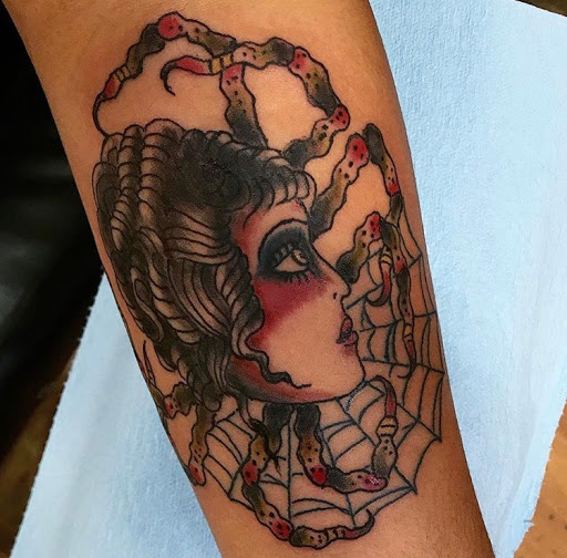 Explore spade tattoo ideas, creative tattoo ideas in Phoenix, available at Crawling Squid Tattoo Studio
