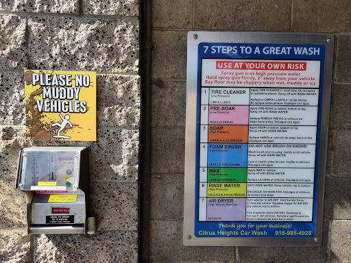 Self Service Car Wash «Citrus Heights Car Wash», reviews and photos, 7742 Auburn Blvd, Citrus Heights, CA 95610, USA