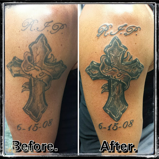 Explore female tattoo placement ideas, creative tattoo ideas in Beverly Hills, available at R-N-R Custom Tattoos