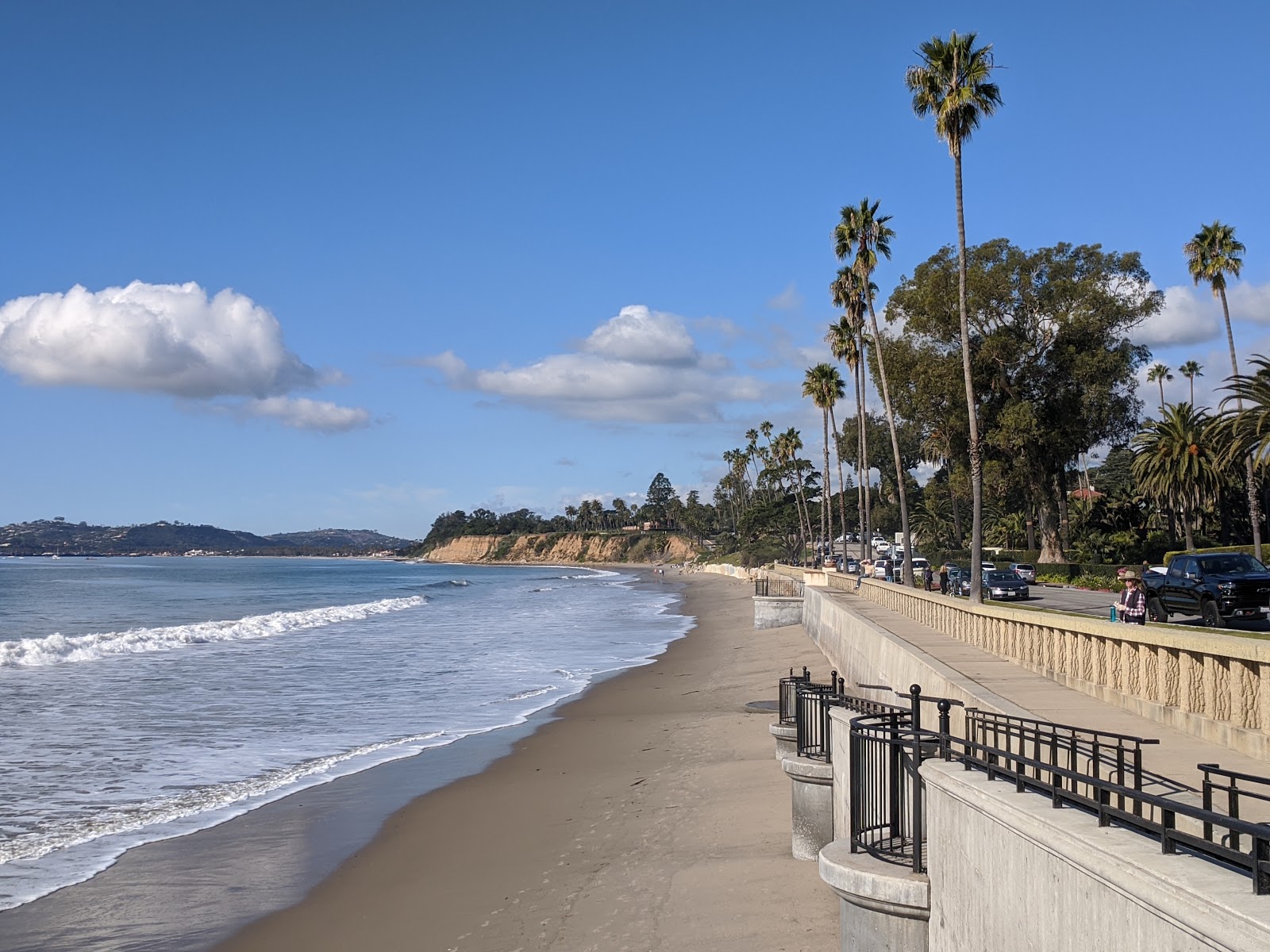 Foto von Butterfly Beach mit beiger sand Oberfläche