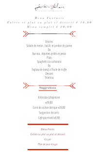 Restaurant italien Fantasie Italiane à Schiltigheim - menu / carte