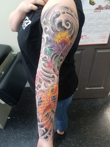 Explore dog portrait tattoo ideas, creative tattoo ideas in Carlisle, available at Visual Addiction Tattoos