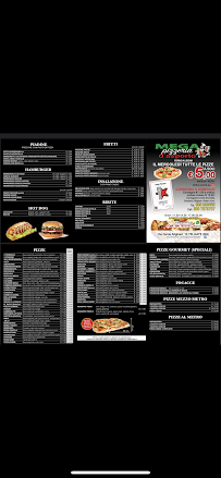 Mega pizzeria à Telgate carte