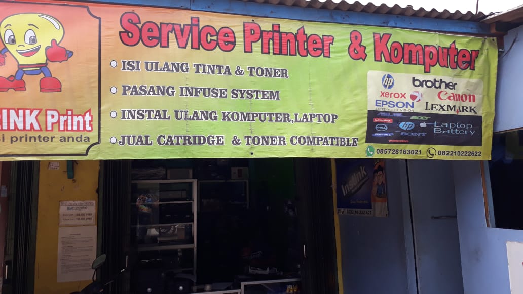 Service printer,Komputer-InstINK Print ( Isi Ulang Tinta Dan Service Printer)