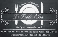 Photos du propriétaire du Restaurant La Table d'Isa à Le Bugue - n°20