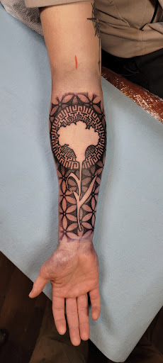 Explore john wayne tattoo ideas, creative tattoo ideas in Green Bay, available at Endless Expansion Custom Tattoo LLC & Alyssa Marie Paramedical & Areola Tattoos