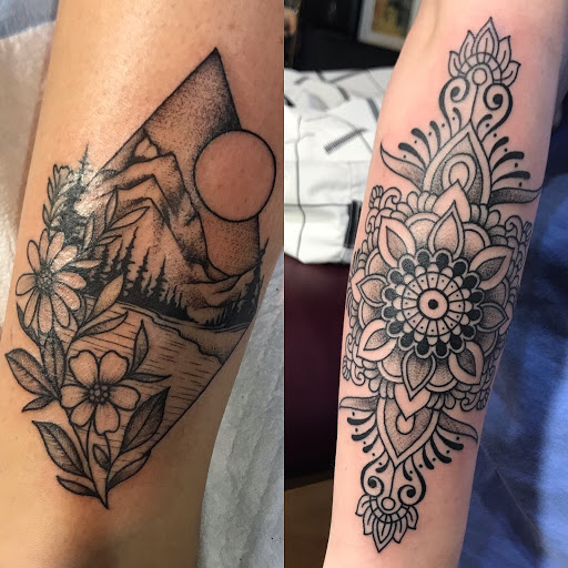 Explore gaia tattoo ideas, creative tattoo ideas in Sioux Falls, available at Heart Tattoo