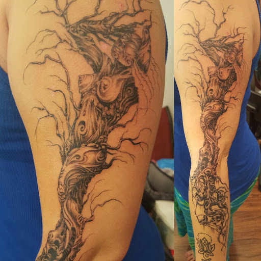 Explore tattoo fill in ideas, creative tattoo ideas in Foley, available at Next Level Tattoo