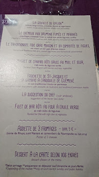 Restaurant Le Galion à Damgan menu