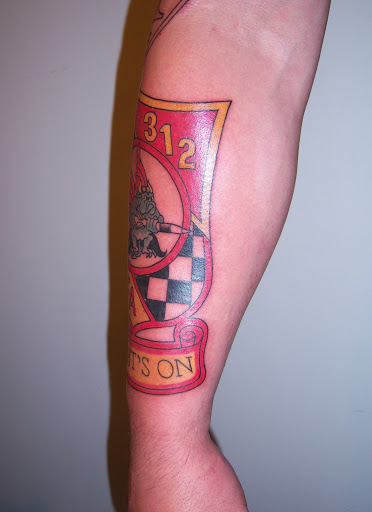 Explore the marathon continues tattoo ideas, creative tattoo ideas in Hebron, available at Explosive Ink Tattoo