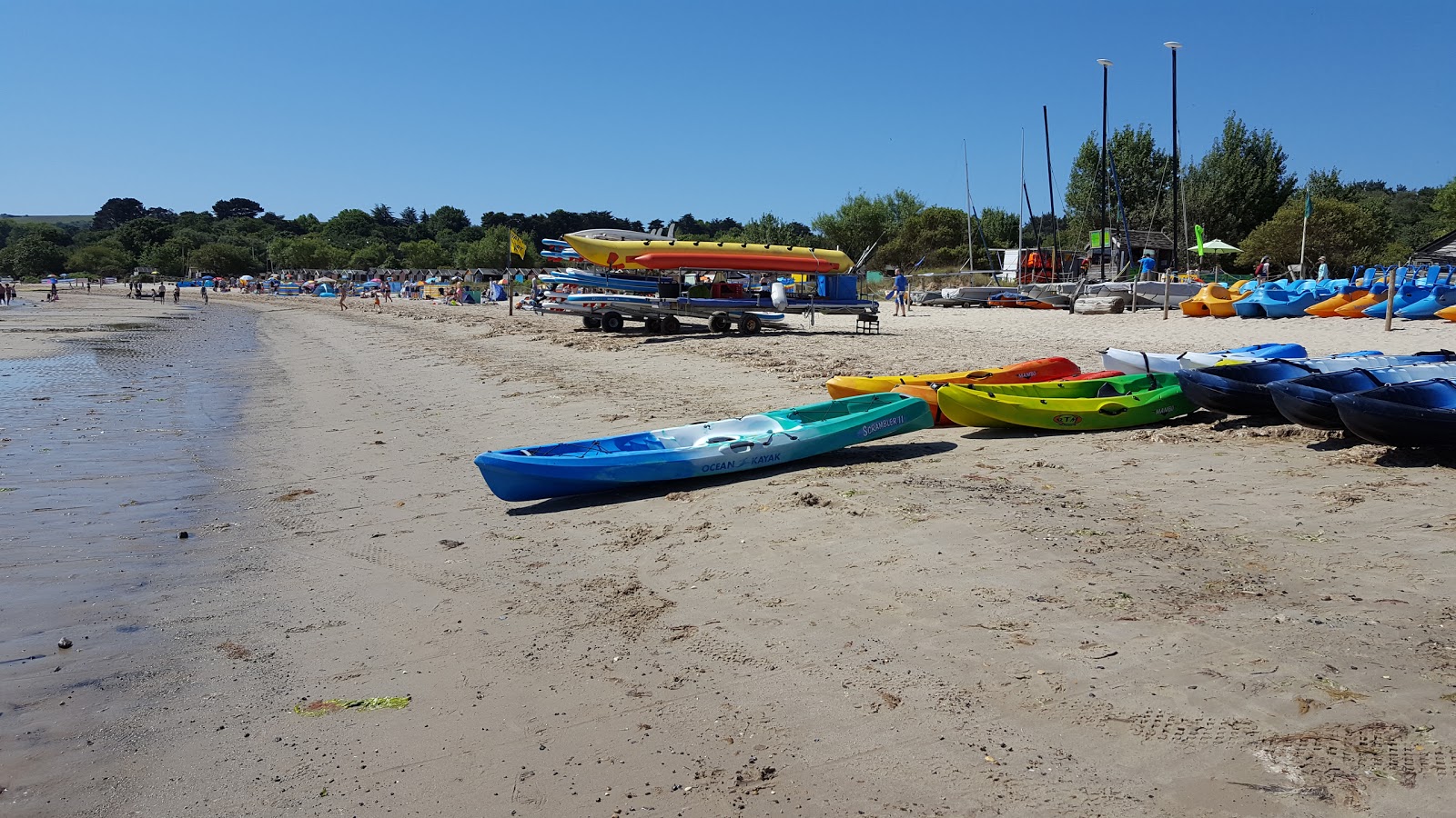 Valokuva Knoll Beach Studlandista. mukavuudet alueella