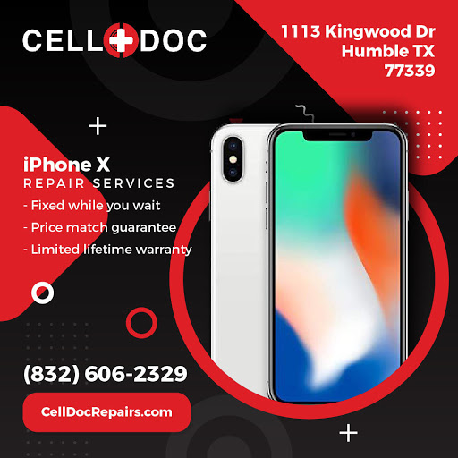 Phone Repair Service «Cell Doc Phone Repair», reviews and photos, 1113 Kingwood Dr, Humble, TX 77339, USA