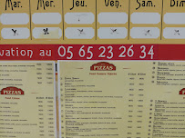 Menu / carte de Diolindum pizza à Duravel