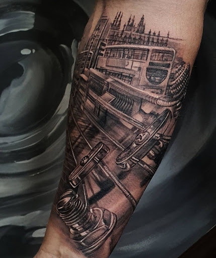 Explore elbow tattoo ideas female, creative tattoo ideas in Millsboro, available at Tattoo Galaxy (Millsboro) Piercing & Custom tattoos