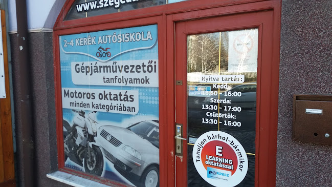 Autósiskola,Motorosiskola Szeged - Szeged
