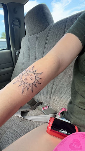 Explore pink tattoo ideas, creative tattoo ideas in Titusville, available at Space Coast Ink Tattoo Studio