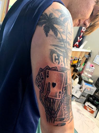 Explore small skull tattoo ideas, creative tattoo ideas in Cape Coral, available at UNRIVALED INK