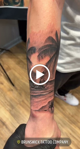 Explore feminine cross tattoo ideas, creative tattoo ideas in Brunswick, available at Brunswick Tattoo Company