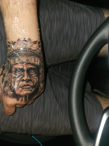 Explore unique water tattoo ideas, creative tattoo ideas in Cedar, available at Emerald Monkey Tattoo