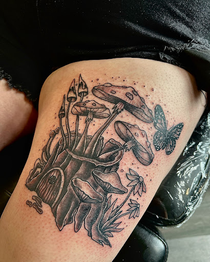 Explore iris tattoo ideas, creative tattoo ideas in Fort Oglethorpe, available at The Helm Tattoo & Piercing