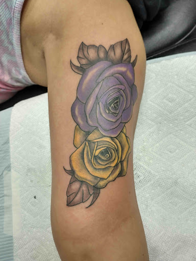 Explore tattoo cover up ideas for shoulder, creative tattoo ideas in Carbondale, available at MsCandyTattoo