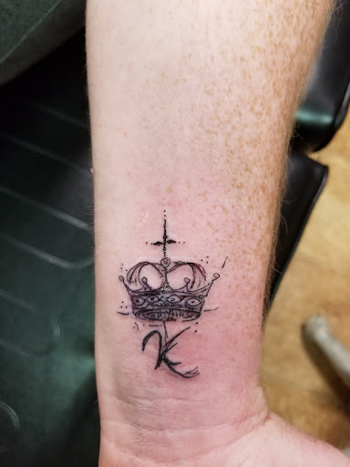 Explore halloween tattoo ideas for women, creative tattoo ideas in Conway, available at Primal Urge Tattoos