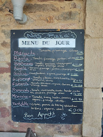Menu / carte de Restaurant du camping à Canet-de-Salars