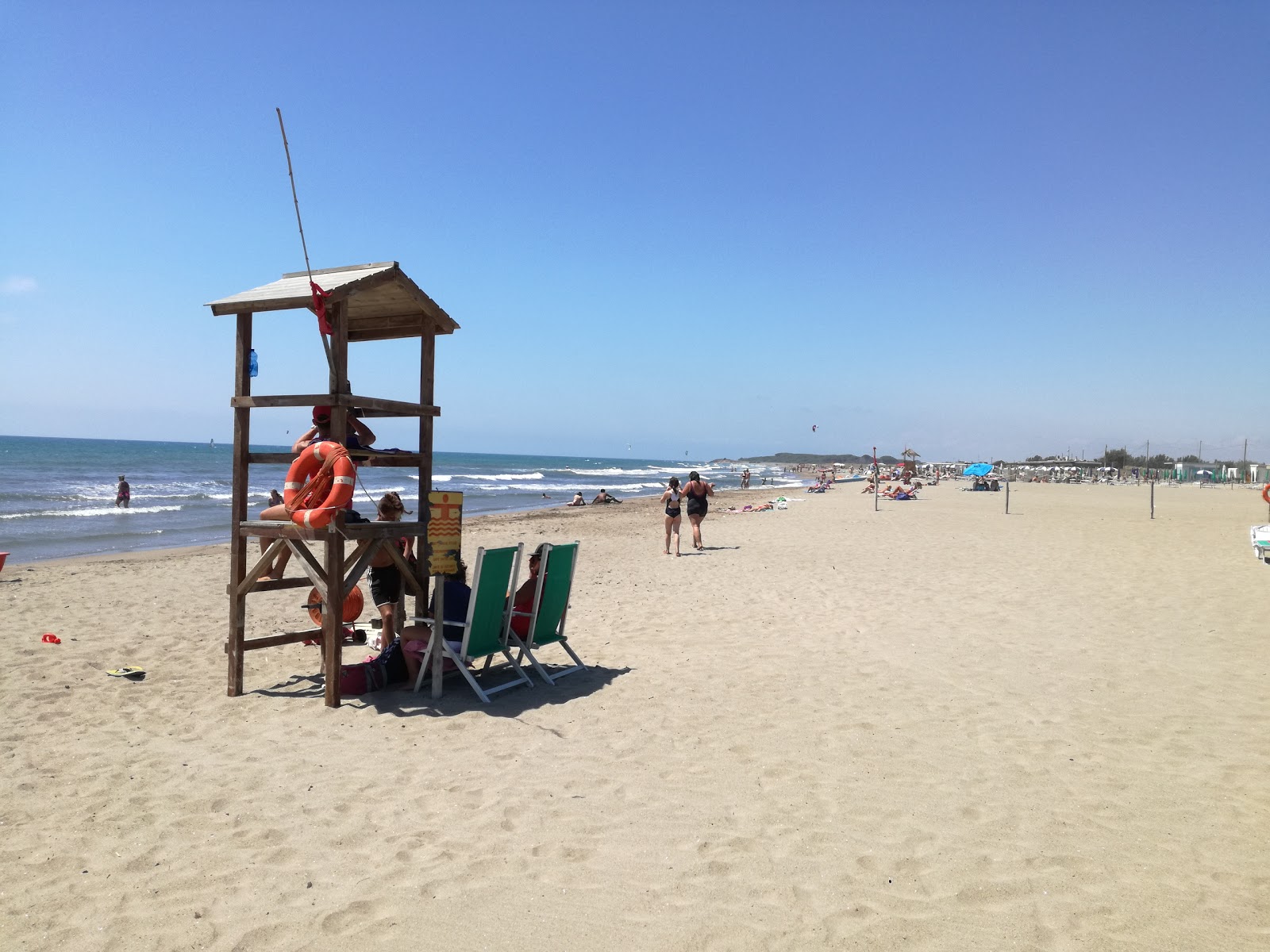 Foto di Er Corsaro beach area del resort sulla spiaggia