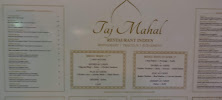 Menu / carte de Restaurant Taj Mahal Vallauris Golfe Juan à Vallauris
