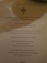 Restaurant gastronomique Restaurant La Cabro d'Or Baumanière à Les Baux-de-Provence (la carte)