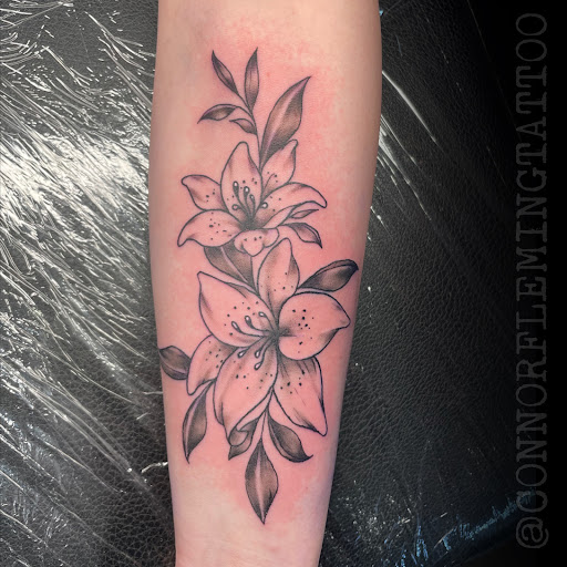 Explore timeline tattoo ideas, creative tattoo ideas in Bridgeport, available at Pike Street Studios Tattoo and Body Piercing